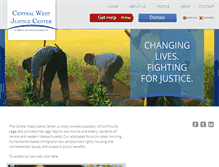 Tablet Screenshot of cwjustice.org